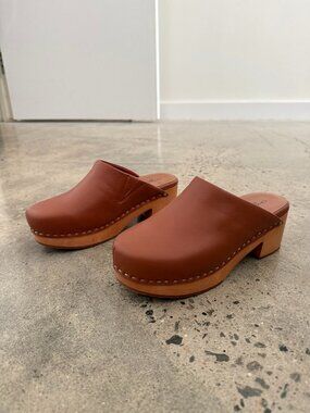 Charlotte Stone Martino Clogs, color: Luggage sz 6